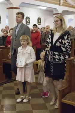 Obraz Świetej Rodziny w parafii Podwyższenia Krzyża Świętego w Działdowie
