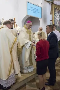 Obraz Świetej Rodziny w parafii Podwyższenia Krzyża Świętego w Działdowie