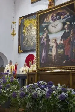 Obraz Świetej Rodziny w parafii Podwyższenia Krzyża Świętego w Działdowie