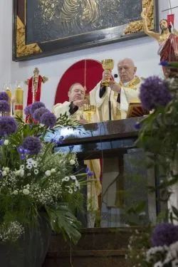 Obraz Świetej Rodziny w parafii Podwyższenia Krzyża Świętego w Działdowie