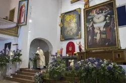 Obraz Świetej Rodziny w parafii Podwyższenia Krzyża Świętego w Działdowie