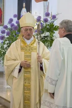 Obraz Świetej Rodziny w parafii Podwyższenia Krzyża Świętego w Działdowie