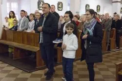 Obraz Świetej Rodziny w parafii Podwyższenia Krzyża Świętego w Działdowie