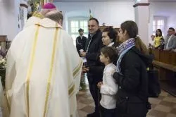 Obraz Świetej Rodziny w parafii Podwyższenia Krzyża Świętego w Działdowie