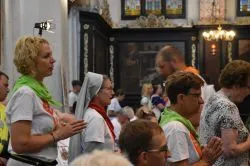 Piesza pielgrzymka - Msza św. w katedrze