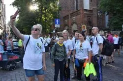 Piesza pielgrzymka - wyjście z Torunia