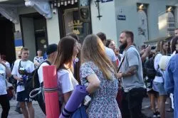 Piesza pielgrzymka - wyjście z Torunia