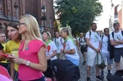 Piesza pielgrzymka - wyjście z Torunia