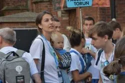 Piesza pielgrzymka - wyjście z Torunia