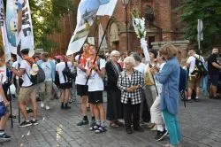 Piesza pielgrzymka - wyjście z Torunia
