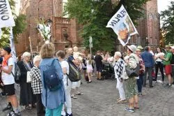 Piesza pielgrzymka - wyjście z Torunia