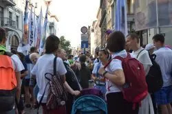 Piesza pielgrzymka - wyjście z Torunia