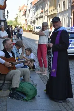 Piesza pielgrzymka - wyjście z Torunia