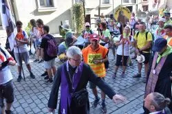 Piesza pielgrzymka - wyjście z Torunia