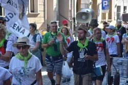 Piesza pielgrzymka - wyjście z Torunia