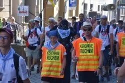 Piesza pielgrzymka - wyjście z Torunia