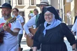 Piesza pielgrzymka - wyjście z Torunia