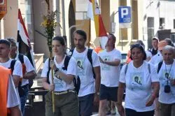 Piesza pielgrzymka - wyjście z Torunia