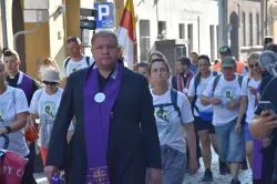 Piesza pielgrzymka - wyjście z Torunia