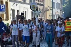 Piesza pielgrzymka - wyjście z Torunia