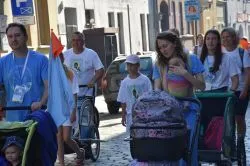Piesza pielgrzymka - wyjście z Torunia