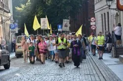 Piesza pielgrzymka - wyjście z Torunia