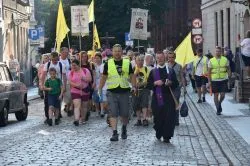 Piesza pielgrzymka - wyjście z Torunia