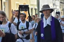 Piesza pielgrzymka - wyjście z Torunia