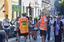 Piesza pielgrzymka - wyjście z Torunia