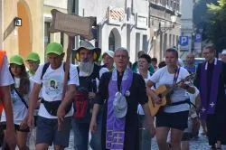 Piesza pielgrzymka - wyjście z Torunia