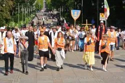 Wejście Pieszej Pielgrzymki na Jasną Górę