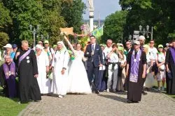 Wejście Pieszej Pielgrzymki na Jasną Górę