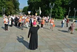 Wejście Pieszej Pielgrzymki na Jasną Górę