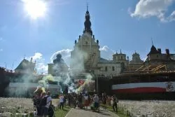 Wejście Pieszej Pielgrzymki na Jasną Górę