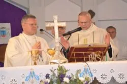 Relikwie kard. Wyszyńskiego na Stawkach