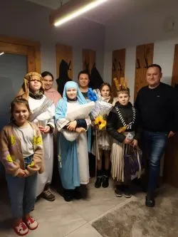 Kolędnicy Misyjni w Grzybnie k. Brodnicy