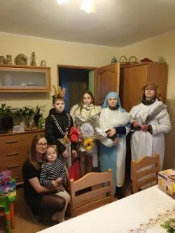 Kolędnicy Misyjni w Grzybnie k. Brodnicy
