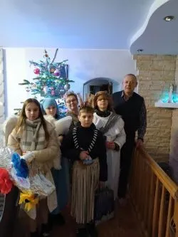 Kolędnicy Misyjni w Grzybnie k. Brodnicy