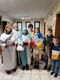 Kolędnicy Misyjni w Grzybnie k. Brodnicy