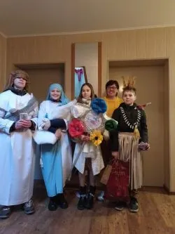 Kolędnicy Misyjni w Grzybnie k. Brodnicy