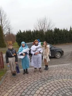 Kolędnicy Misyjni w Grzybnie k. Brodnicy