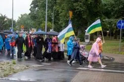 Rozpoczęcie pieszej pielgrzymki Ziemi Lubawskiej