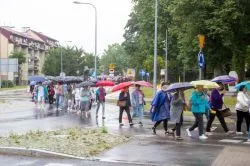 Rozpoczęcie pieszej pielgrzymki Ziemi Lubawskiej
