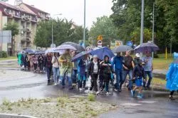 Rozpoczęcie pieszej pielgrzymki Ziemi Lubawskiej