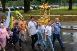 Rozpoczęcie pieszej pielgrzymki Ziemi Lubawskiej
