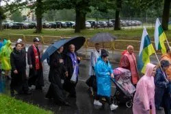 Rozpoczęcie pieszej pielgrzymki Ziemi Lubawskiej