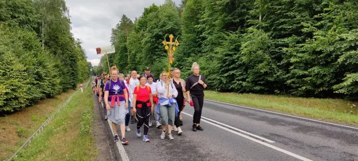 Pielgrzymi z Działdowa w drodze na Jasną Górę