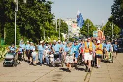 Wejście pieszej pielgrzymki na Jasną Górę
