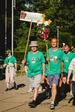 Wejście pieszej pielgrzymki na Jasną Górę