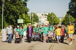Wejście pieszej pielgrzymki na Jasną Górę